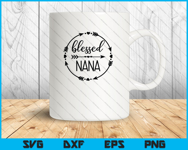 Gezegende Nana SVG PNG snijden afdrukbare bestanden