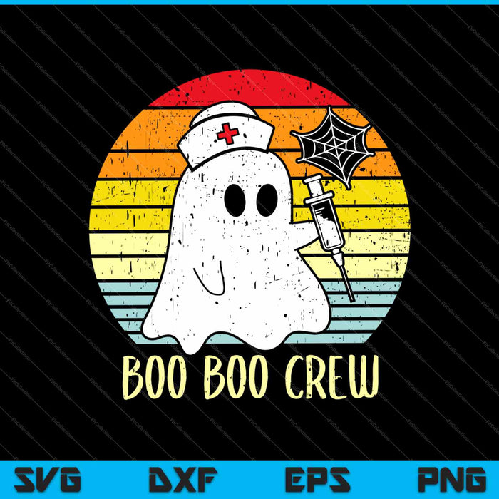 Boo Boo Crew Nurse Halloween Shirt For Nurses RN Ghost Women SVG PNG Cutting Printable Files Boo Boo Crew Nurse Halloween Shirt For Nurses RN Ghost Women SVG PNG Cutting Printable Files