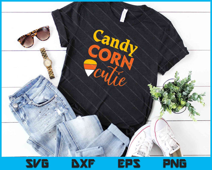 Candy Corn Cutie Funny Halloween SVG PNG Cutting Printable Files Candy Corn Cutie Funny Halloween SVG PNG Cutting Printable Files