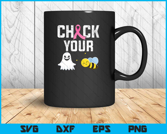 Controleer uw Boo bijen grappige borstkanker Halloween SVG PNG snijden afdrukbare bestanden Controleer uw Boo bijen grappige borstkanker Halloween SVG PNG snijden afdrukbare bestanden