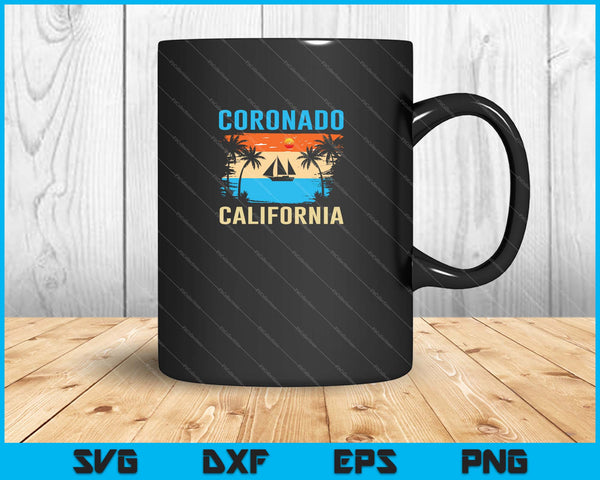 Coronado California SVG PNG Cutting Printable Files