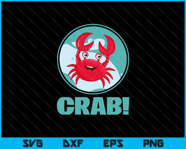 Vintage Crab SVG PNG Cutting Printable Files