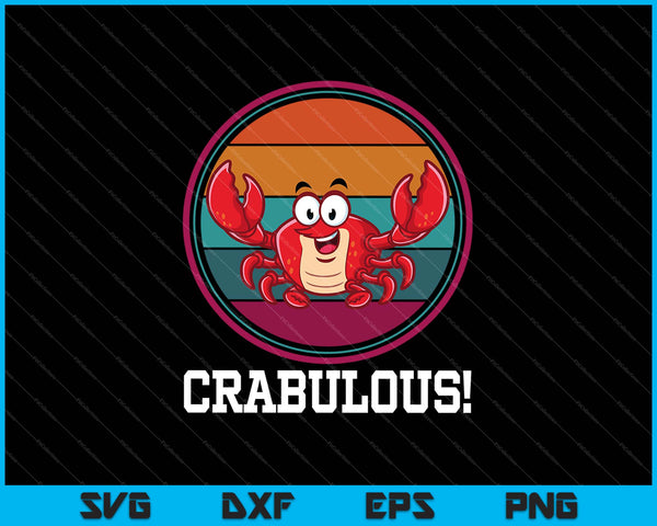 Crabulous SVG PNG Cutting Printable Files