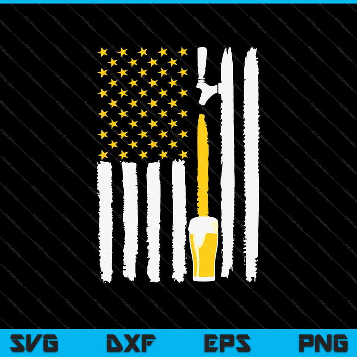 Craft Beer American Flag USA SVG PNG Cutting Printable Files Craft Beer American Flag USA SVG PNG Cutting Printable Files
