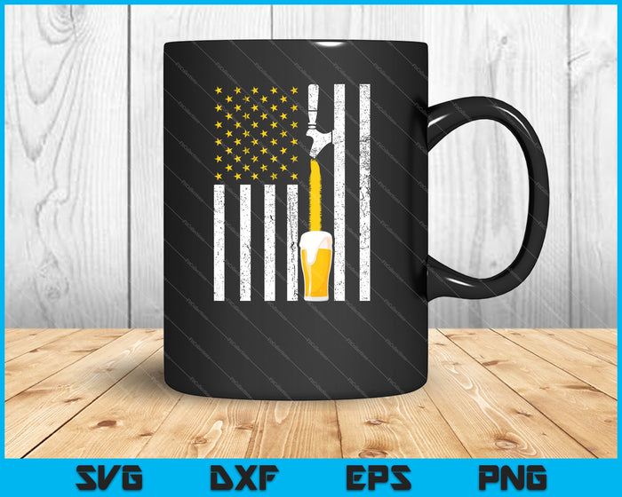 Cerveza artesanal Americana 4 de julio Cervecería Bandera EE.UU. SVG PNG Cortar archivos imprimibles Cerveza artesanal Americana 4 de julio Cervecería Bandera EE.UU. SVG PNG Cortar archivos imprimibles