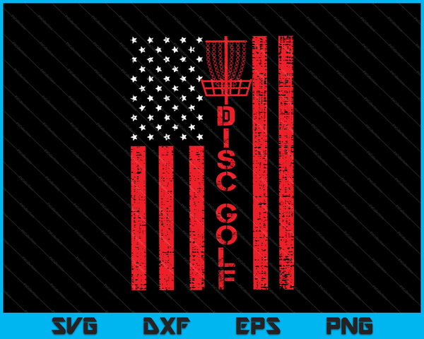 Disc Golf Basket Flag SVG PNG Cutting Printable Files