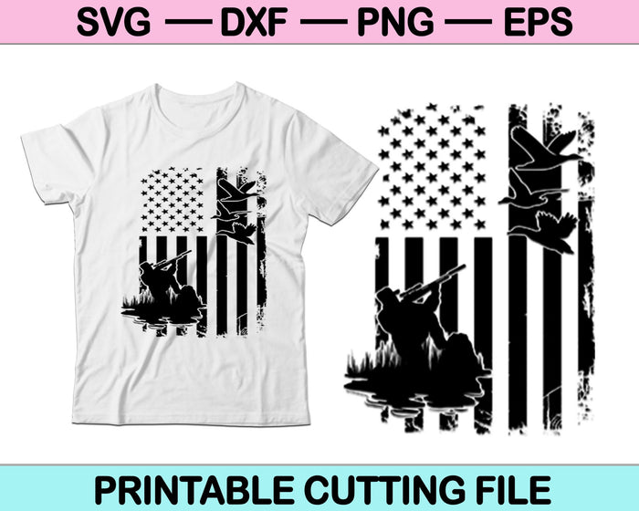 Caza de patos SVG PNG cortando archivos imprimibles Caza de patos SVG PNG cortando archivos imprimibles
