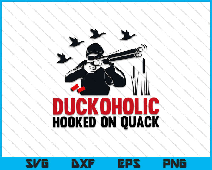 Duckoholic enganchado a la caza de curanderos SVG PNG cortando archivos imprimibles Duckoholic enganchado a la caza de curanderos SVG PNG cortando archivos imprimibles