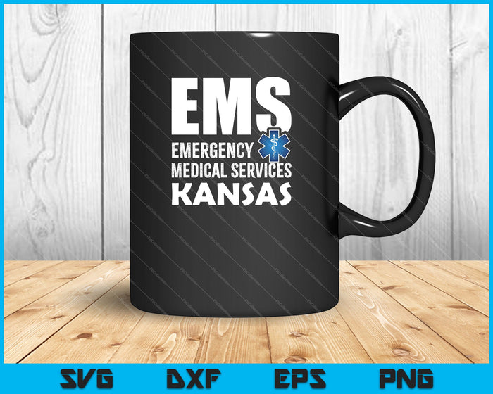 EMS Emergency Medical Services Kansas SVG PNG Cutting Printable Files EMS Emergency Medical Services Kansas SVG PNG Cutting Printable Files
