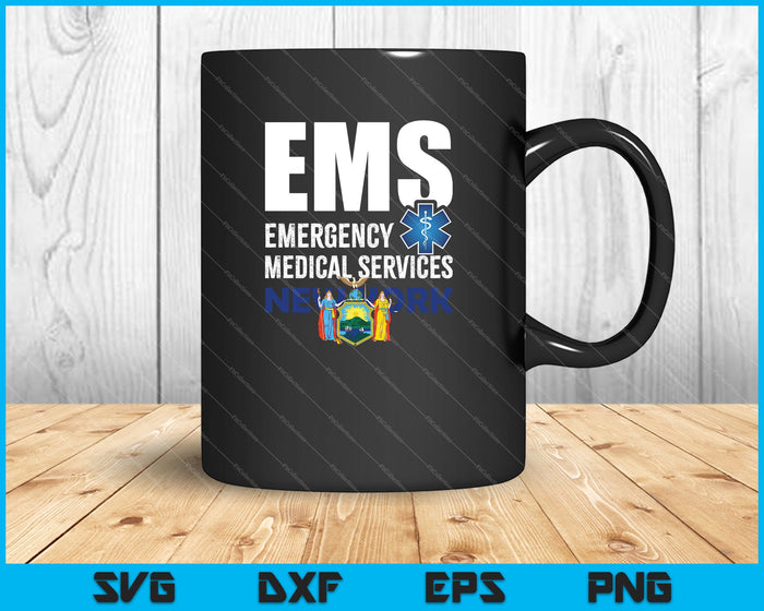 EMS Emergency Medical Services New York SVG PNG Cutting Printable Files EMS Emergency Medical Services New York SVG PNG Cutting Printable Files