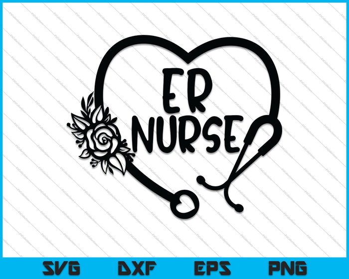 Emergency ER Nurse SVG PNG Cutting Printable Files Emergency ER Nurse SVG PNG Cutting Printable Files