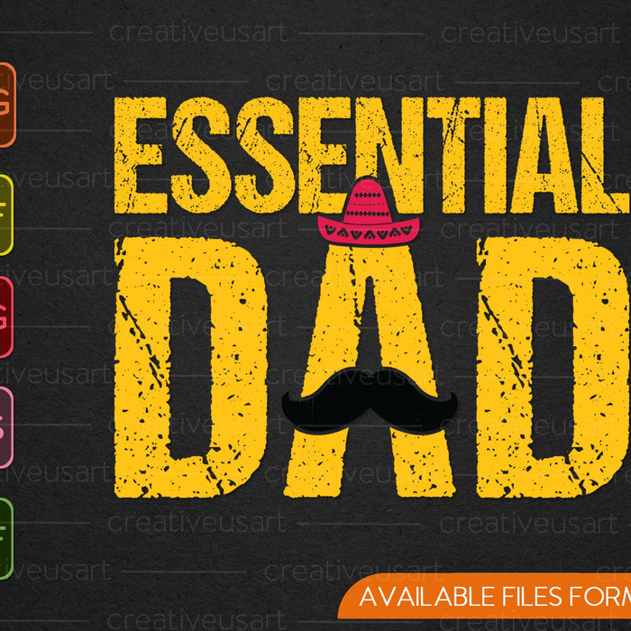 Essential Dad SVG PNG Cutting Printable Files Essential Dad SVG PNG Cutting Printable Files