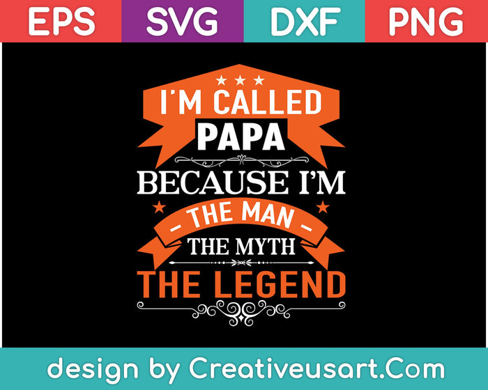 Vaderdag shirt genaamd papa, ik ben de man mythe legende SVG PNG snijden afdrukbare bestanden Vaderdag shirt genaamd papa, ik ben de man mythe legende SVG PNG snijden afdrukbare bestanden