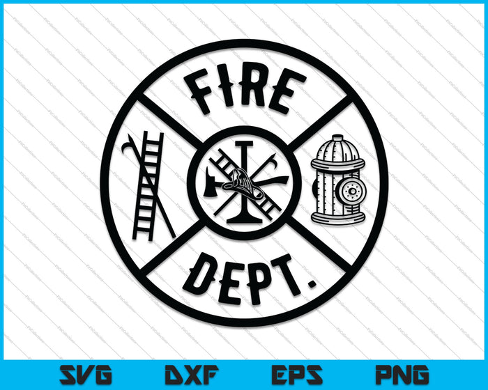 Fire department Maltese Cross Firefighter SVG PNG Cutting Printable Files Fire department Maltese Cross Firefighter SVG PNG Cutting Printable Files