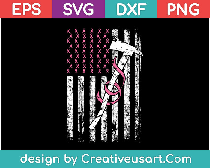 Firefighter Breast Cancer SVG PNG Cutting Printable Files Firefighter Breast Cancer SVG PNG Cutting Printable Files