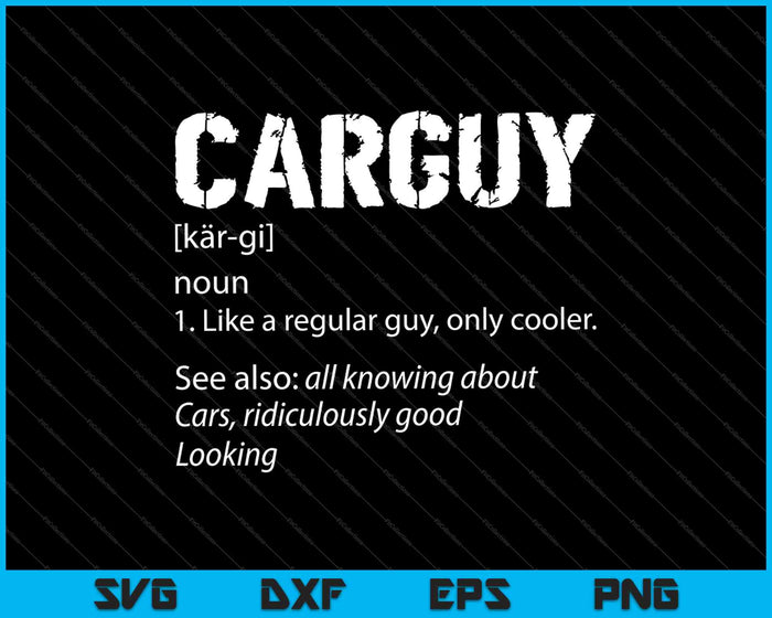 Grappige auto Guy definitie Gear hoofd SVG PNG snijden afdrukbare bestanden  Grappige auto Guy definitie Gear hoofd SVG PNG snijden afdrukbare bestanden