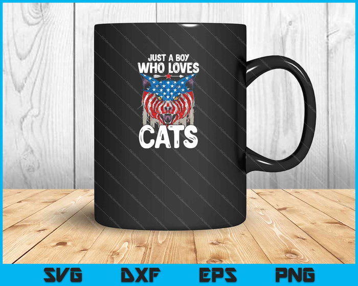 Funny Cat Shirt Gift for Boys Cats Lover SVG PNG Cutting Printable Files Funny Cat Shirt Gift for Boys Cats Lover SVG PNG Cutting Printable Files