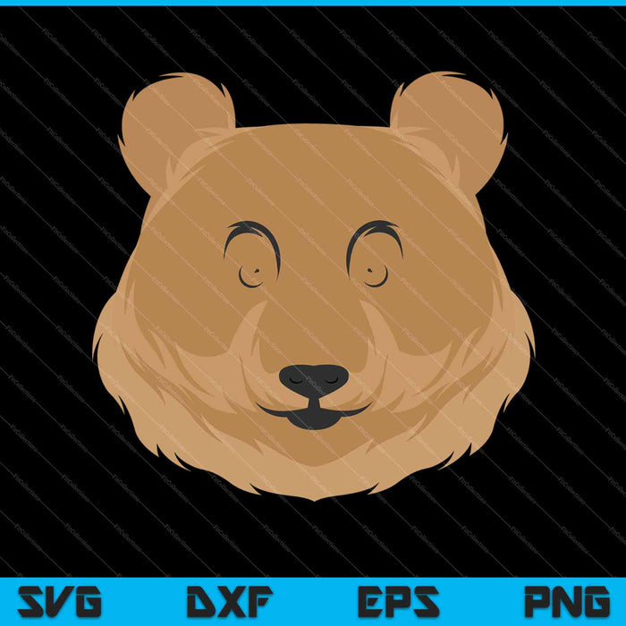 Funny Cute Bear Face Halloween Costume DIY Teddy Face SVG PNG Cutting Printable Files Funny Cute Bear Face Halloween Costume DIY Teddy Face SVG PNG Cutting Printable Files