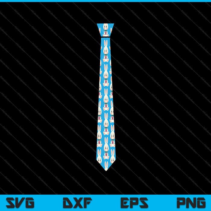 Funny Cute Easter Bunny Necktie SVG PNG Cutting Printable Files Funny Cute Easter Bunny Necktie SVG PNG Cutting Printable Files