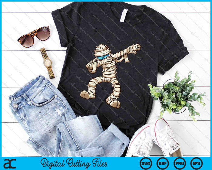 Funny Dabbing Mummy Scary Halloween SVG PNG Cutting Printable Files Funny Dabbing Mummy Scary Halloween SVG PNG Cutting Printable Files