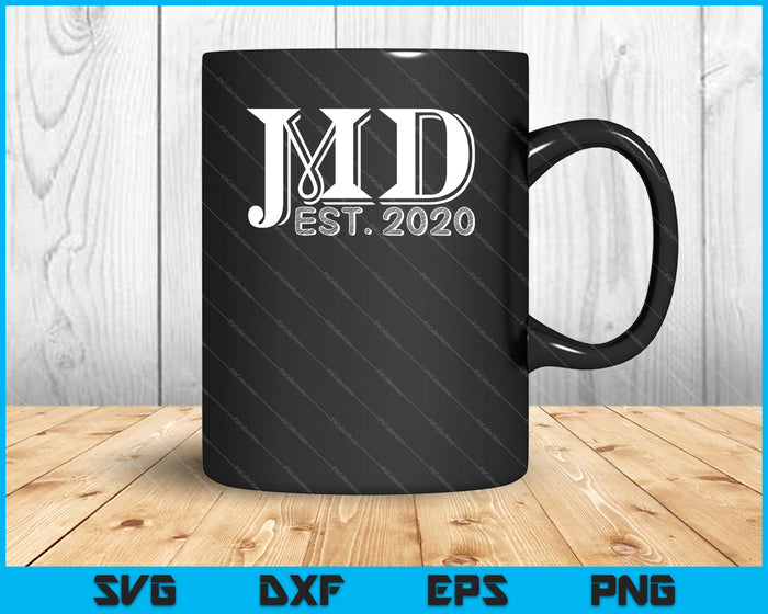 Funny New Doctor MD Est 2020 SVG PNG Cutting Printable Files Funny New Doctor MD Est 2020 SVG PNG Cutting Printable Files