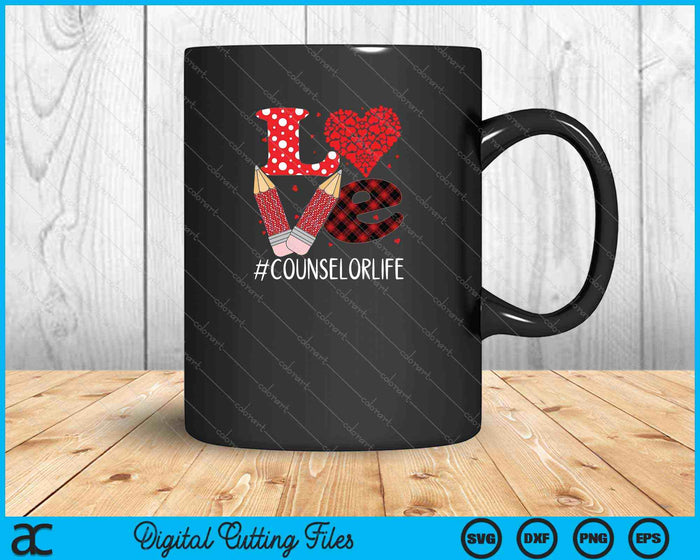 Funny Plaid Heart LOVE Counselor Valentine Day Christmas SVG PNG Cutting Printable Files Funny Plaid Heart LOVE Counselor Valentine Day Christmas SVG PNG Cutting Printable Files