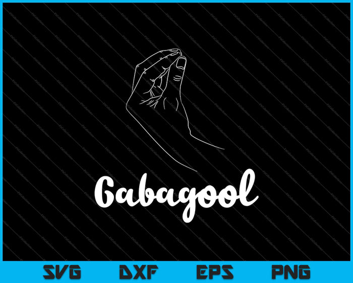 Gabagool Italian American Meat with Hand Sign Funny SVG PNG Cutting Printable Files Gabagool Italian American Meat with Hand Sign Funny SVG PNG Cutting Printable Files