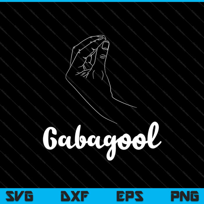 Gabagool Italian American Meat with Hand Sign Funny SVG PNG Cutting Printable Files Gabagool Italian American Meat with Hand Sign Funny SVG PNG Cutting Printable Files