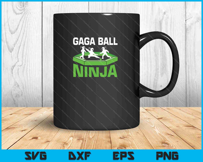Gaga Ball Ninja Dodgeball SVG PNG Cutting Printable Files Gaga Ball Ninja Dodgeball SVG PNG Cutting Printable Files