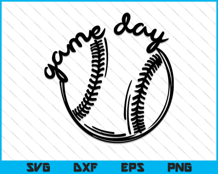 Game day Baseball, Softball, Sketch Design SVG PNG Cutting Printable Files Game day Baseball, Softball, Sketch Design SVG PNG Cutting Printable Files