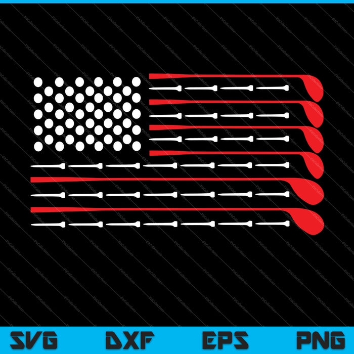 Golf Ball USA Flag Fathers Day Gifts SVG PNG Cutting Printable Files Golf Ball USA Flag Fathers Day Gifts SVG PNG Cutting Printable Files