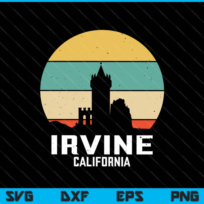 Irvine California SVG PNG Cutting Printable Files