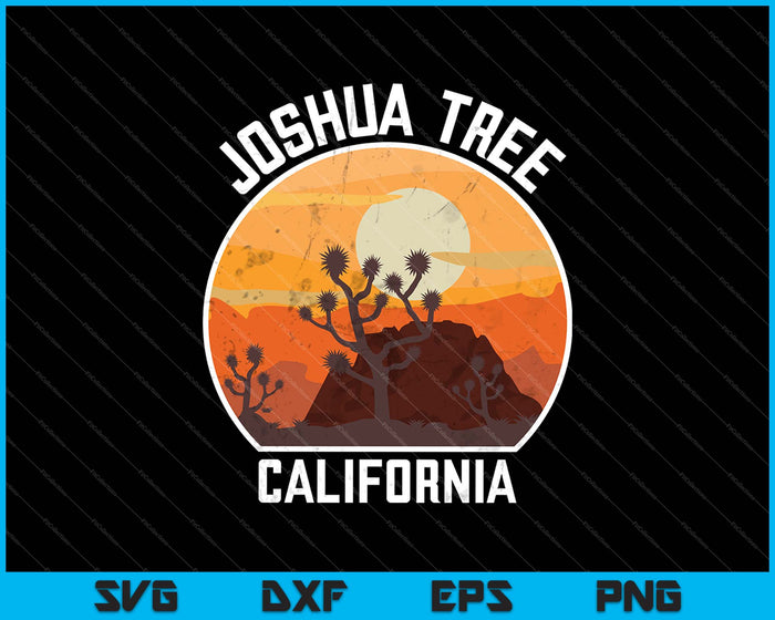 Joshua Tree California SVG PNG Cortar archivos imprimibles Joshua Tree California SVG PNG Cortar archivos imprimibles