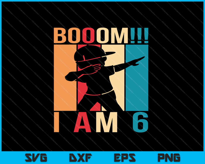 Niños Dabbing Cumpleaños SVG PNG Cortar archivos imprimibles Niños Dabbing Cumpleaños SVG PNG Cortar archivos imprimibles