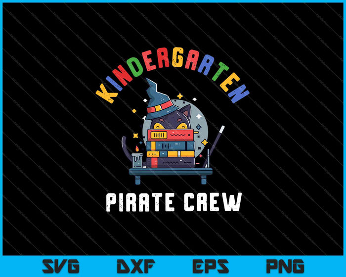 Kindergarten Pirate Crew Halloween School Party Costume SVG PNG Cutting Printable Files Kindergarten Pirate Crew Halloween School Party Costume SVG PNG Cutting Printable Files