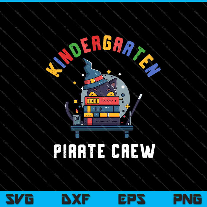 Kindergarten Pirate Crew Halloween School Party Costume SVG PNG Cutting Printable Files Kindergarten Pirate Crew Halloween School Party Costume SVG PNG Cutting Printable Files