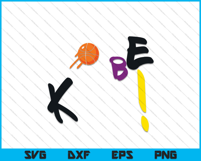 Kobe! Bryant Basketball SVG PNG Cutting Printable Files Kobe! Bryant Basketball SVG PNG Cutting Printable Files