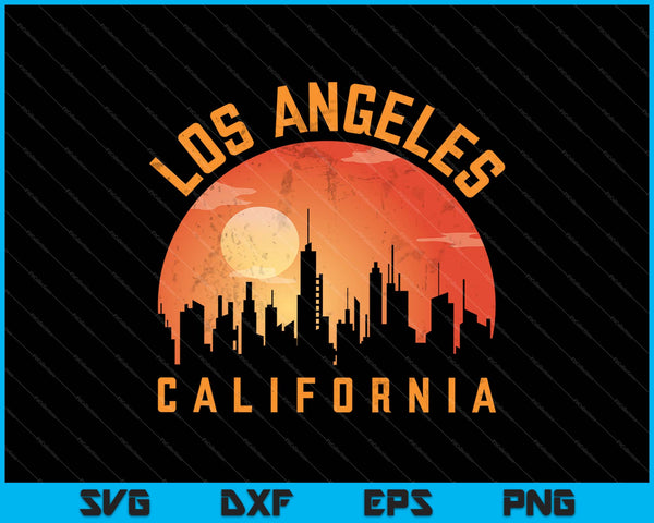Los Angeles California SVG PNG Cutting Printable Files