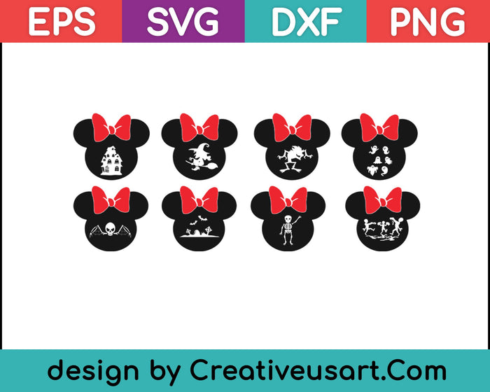 Minnie Mouse Halloween SVG PNG Cutting Printable Files Minnie Mouse Halloween SVG PNG Cutting Printable Files