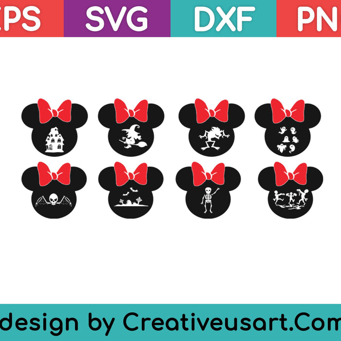 Minnie Mouse Halloween SVG PNG Cutting Printable Files Minnie Mouse Halloween SVG PNG Cutting Printable Files