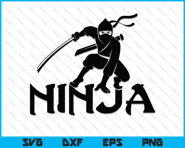 Ninja SVG PNG Cutting Printable Files