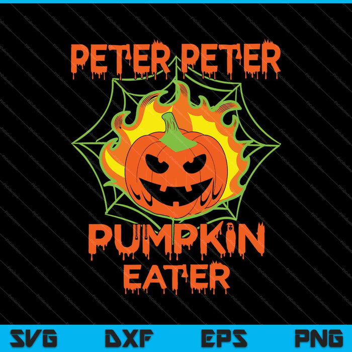 Peter Peter Pumpkin Eater paren Halloween kostuum SVG PNG snijden afdrukbare bestanden Peter Peter Pumpkin Eater paren Halloween kostuum SVG PNG snijden afdrukbare bestanden