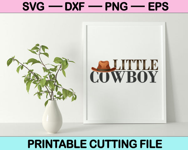Little Cowboys SVG PNG Digital Cutting Files