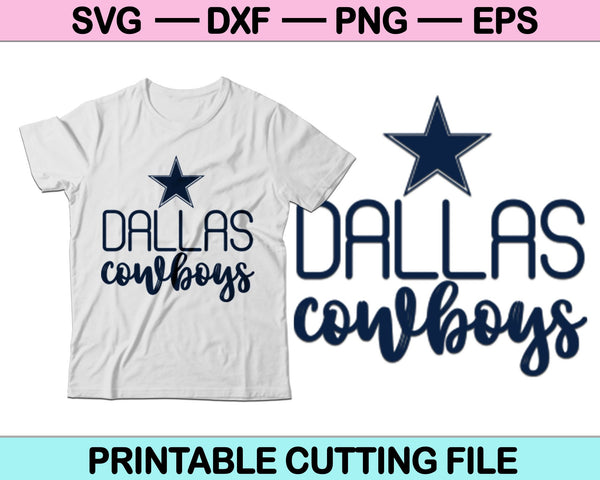 Dallas Cowboys SVG PNG Digital Cutting Files