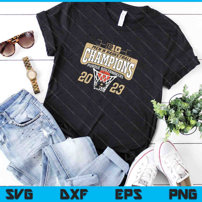 Purdue Boilermakers Big Ten Champs Mens Basketball 2023 SVG PNG Cutting Printable Files Purdue Boilermakers Big Ten Champs Mens Basketball 2023 SVG PNG Cutting Printable Files