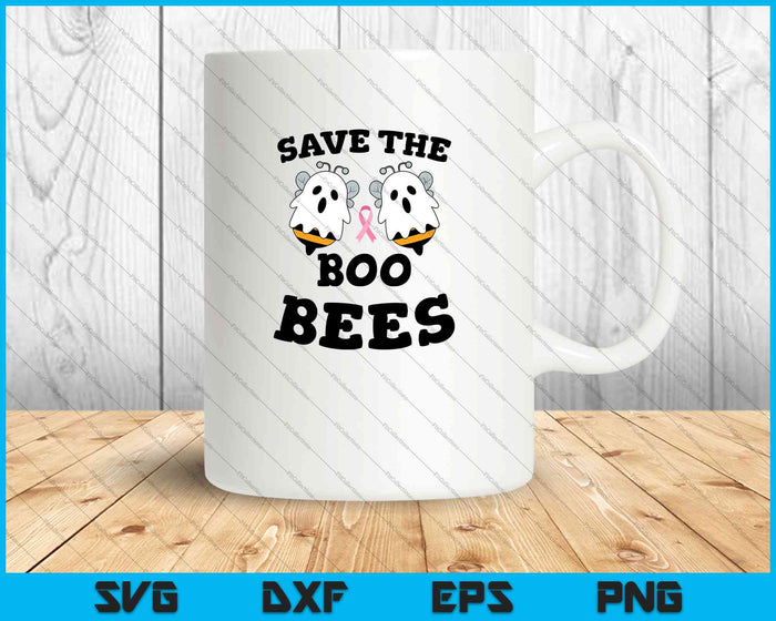 Save The Boo Bees Funny Breast Cancer Awareness Halloween SVG PNG afdrukbare bestanden Save The Boo Bees Funny Breast Cancer Awareness Halloween SVG PNG afdrukbare bestanden