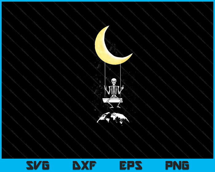 Skeleton Rock On Moon Spooky Halloween Rock Band Svg Cutting Printable Files Skeleton Rock On Moon Spooky Halloween Rock Band Svg Cutting Printable Files