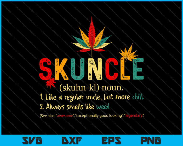 Skuncle Definition Funny Weed Pot Cannabis Stoner Uncle SVG PNG Cutting Printable Files Skuncle Definition Funny Weed Pot Cannabis Stoner Uncle SVG PNG Cutting Printable Files