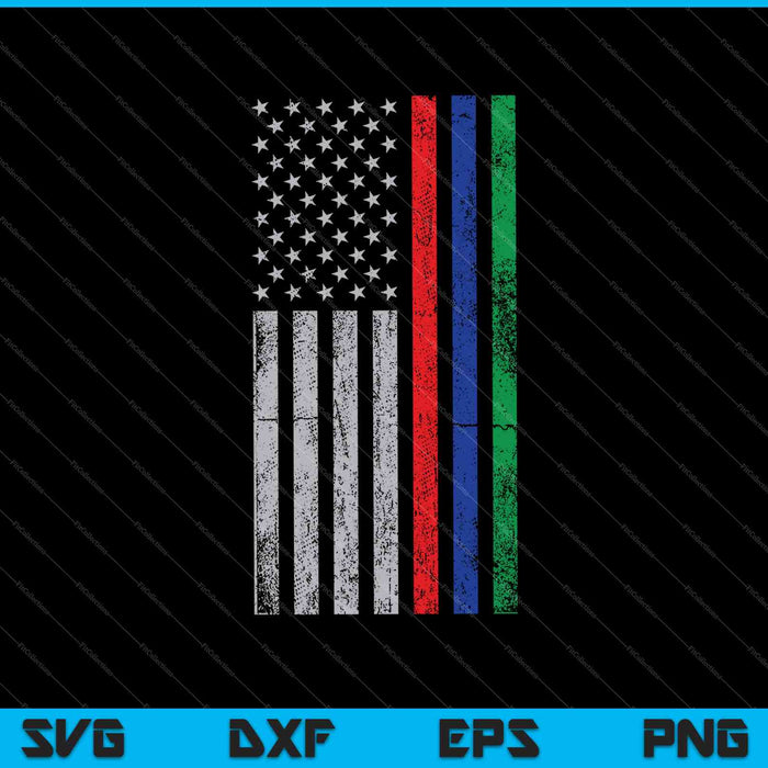 Thin Red Blue Green Line Tee Police Firefighters Military SVG PNG Cutting Printable Files Thin Red Blue Green Line Tee Police Firefighters Military SVG PNG Cutting Printable Files