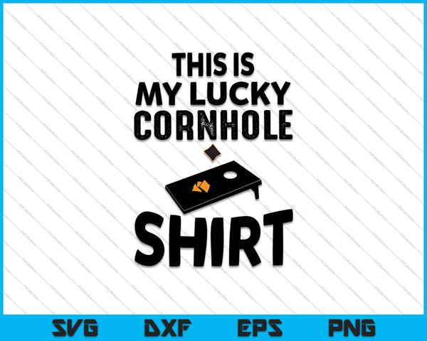This Is My Cornhole Shirt SVG PNG Cutting Printable Files